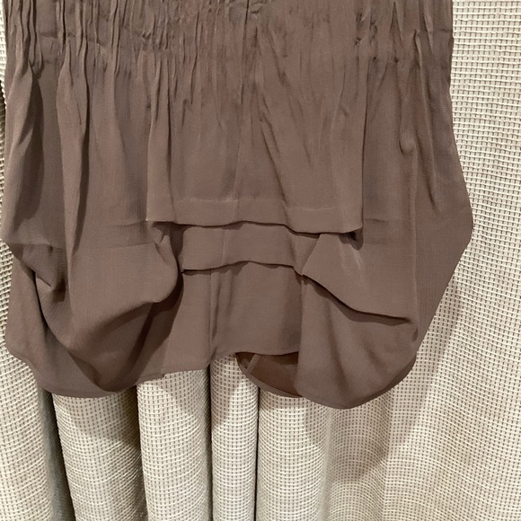 Babette Skirt/Blouse Set, Teal Blouse and Brown Skirt, Size Medium - Picture 5 of 12